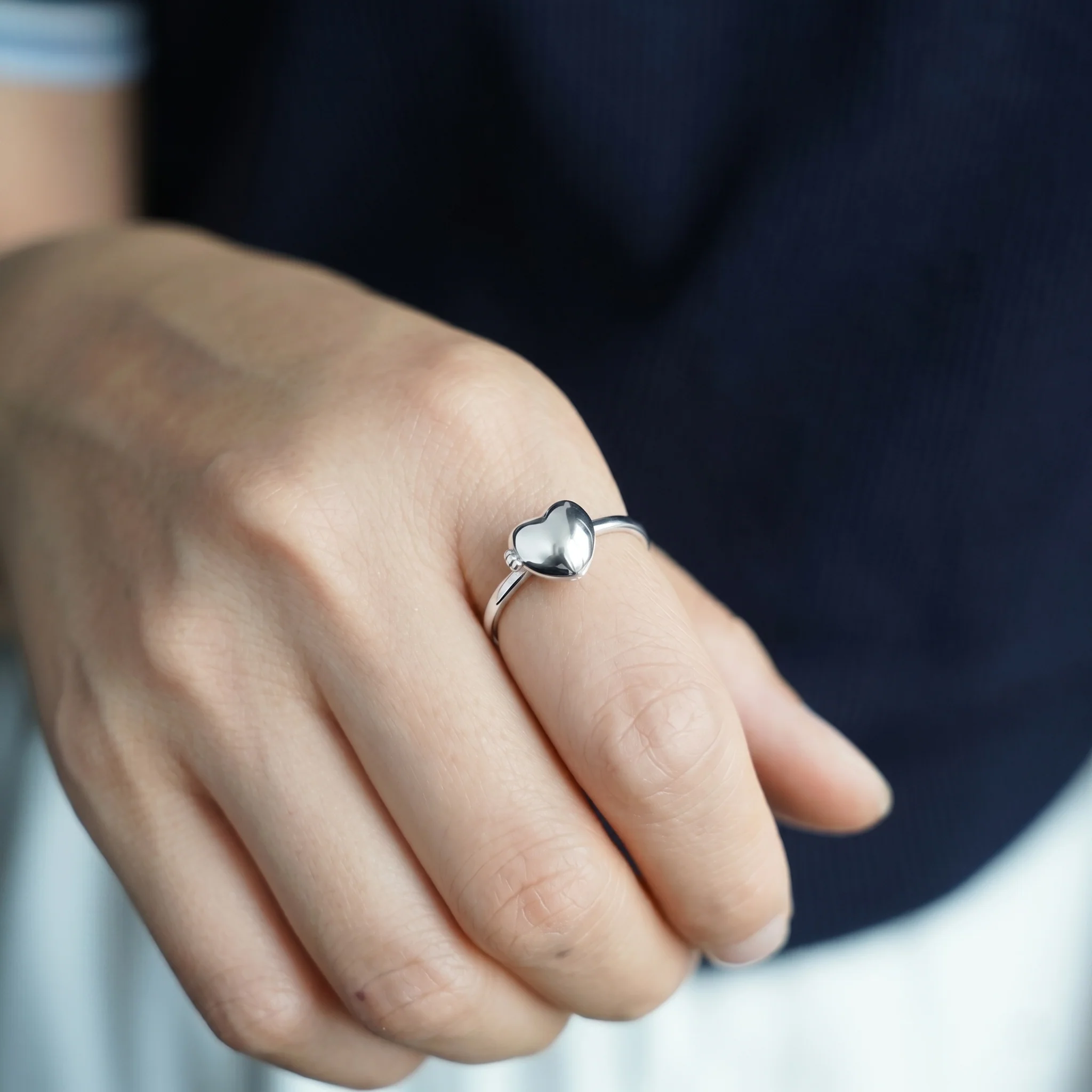 Anillo De Corazón Con Foto - Image 3