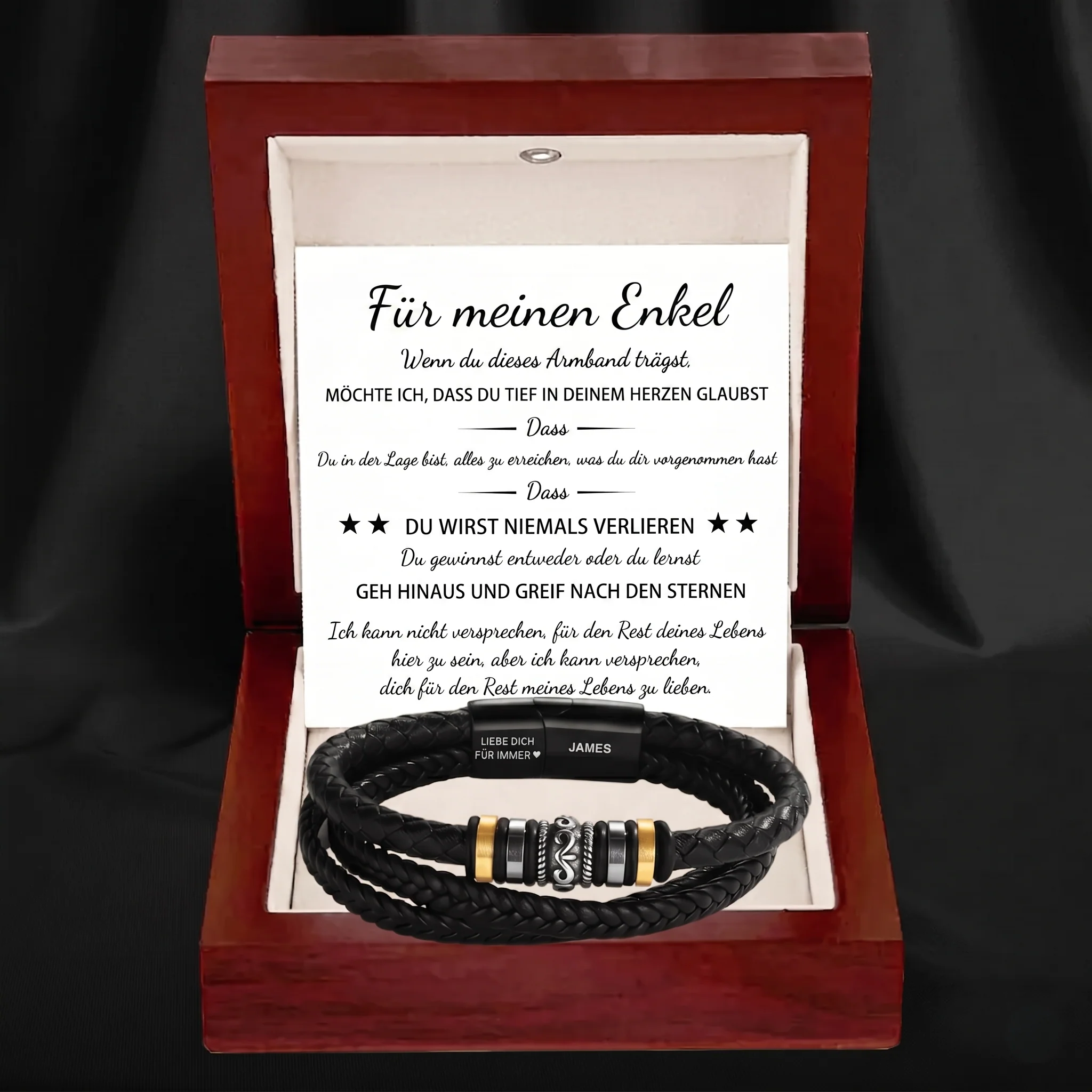 Armband mit Gravur „Für meinen Enkel“ - Image 2