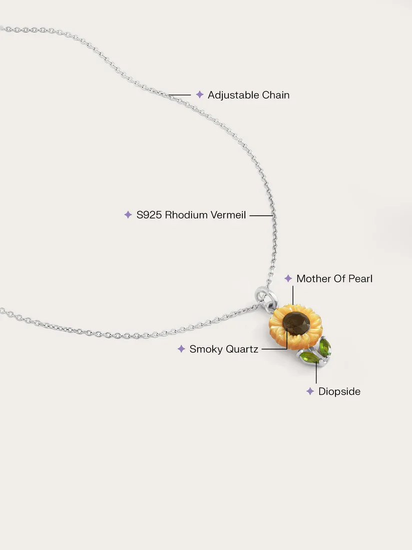 Blooming Sunflower Necklace - Image 7