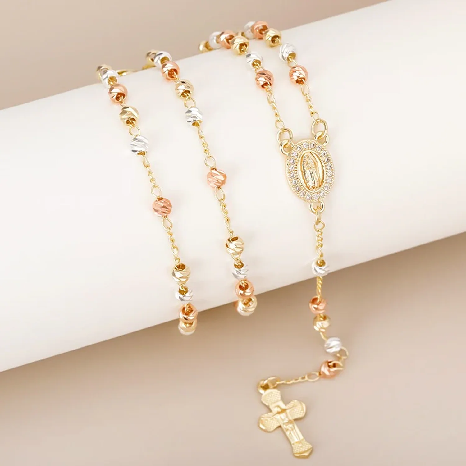 Collar Cruz Virgen María - Image 4