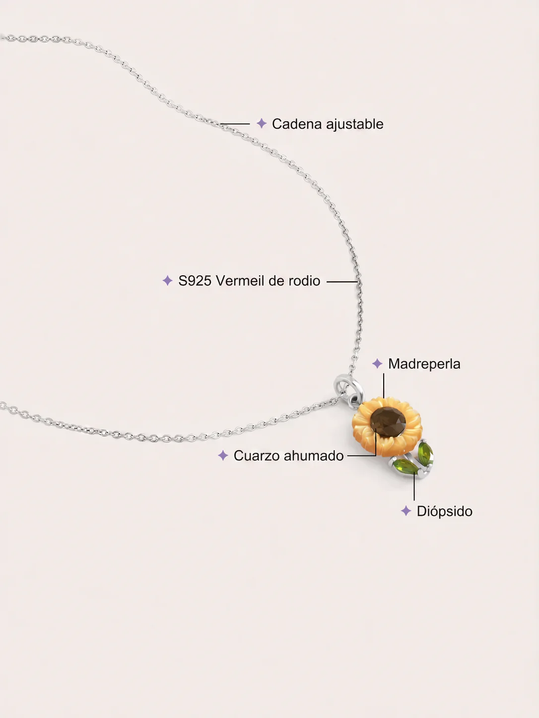 Collar Girasol en Flor - Image 7