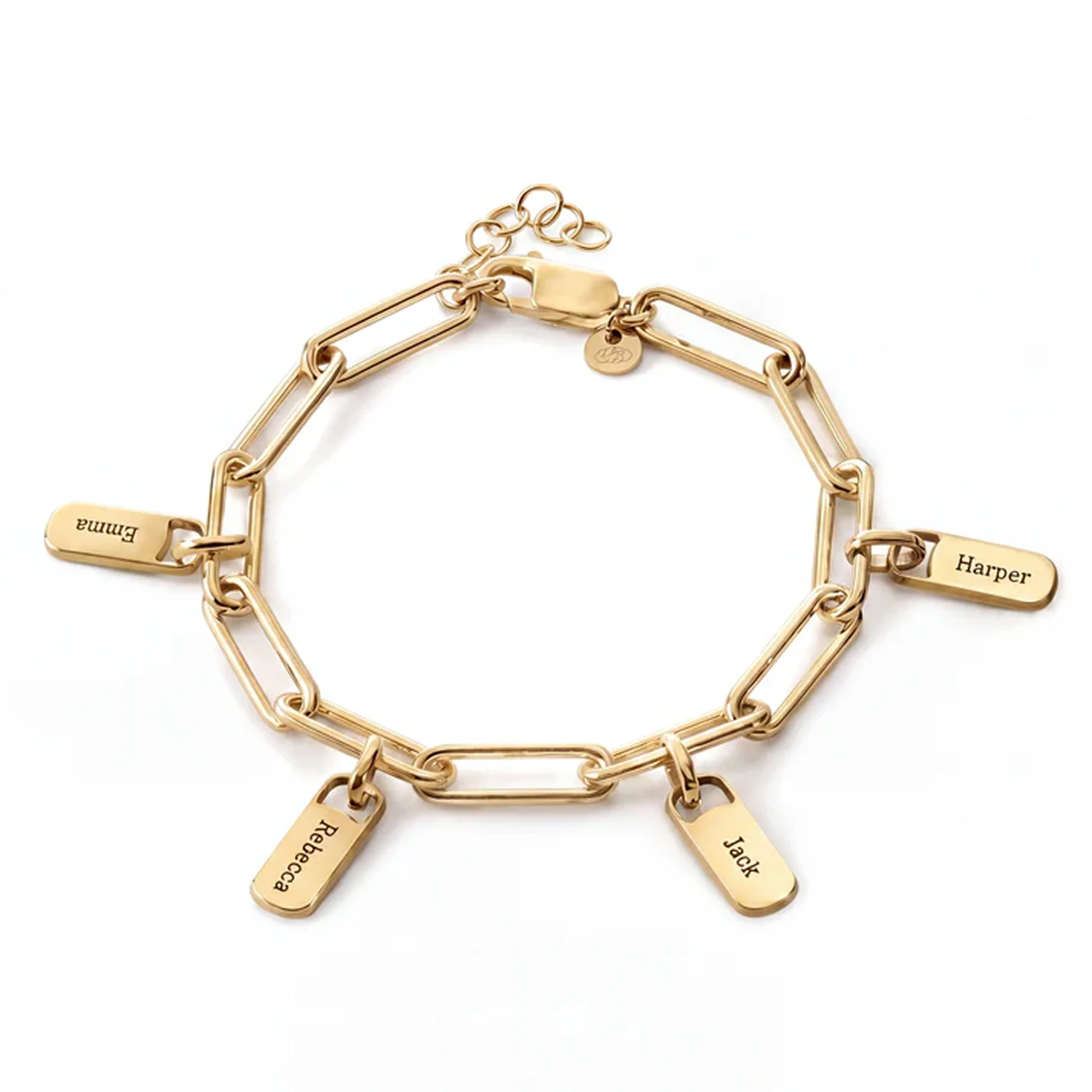 Custom Engraved Tag Bracelet - Image 3