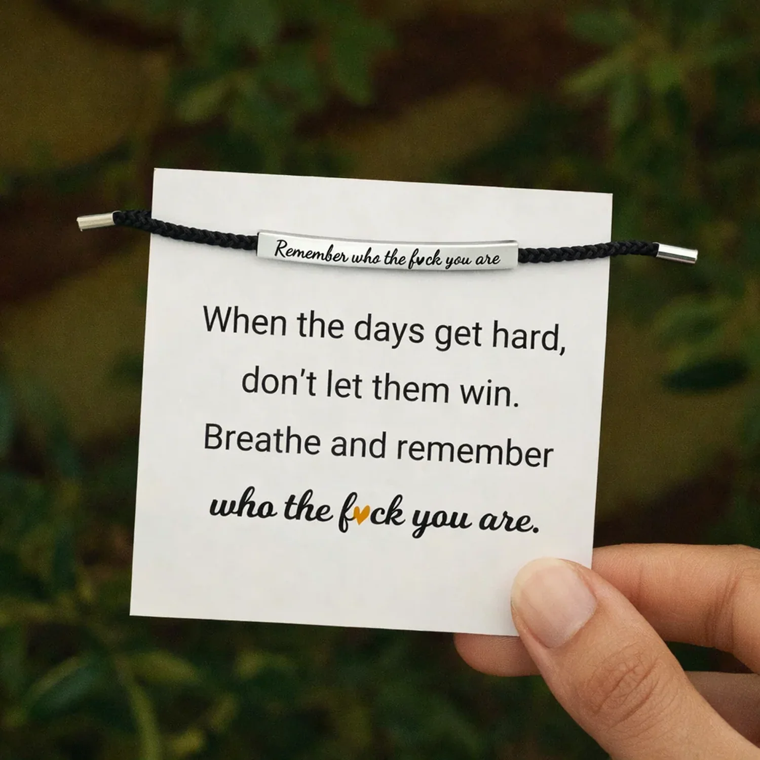Don't Let The Hard Days Win Bracelet - Image 5