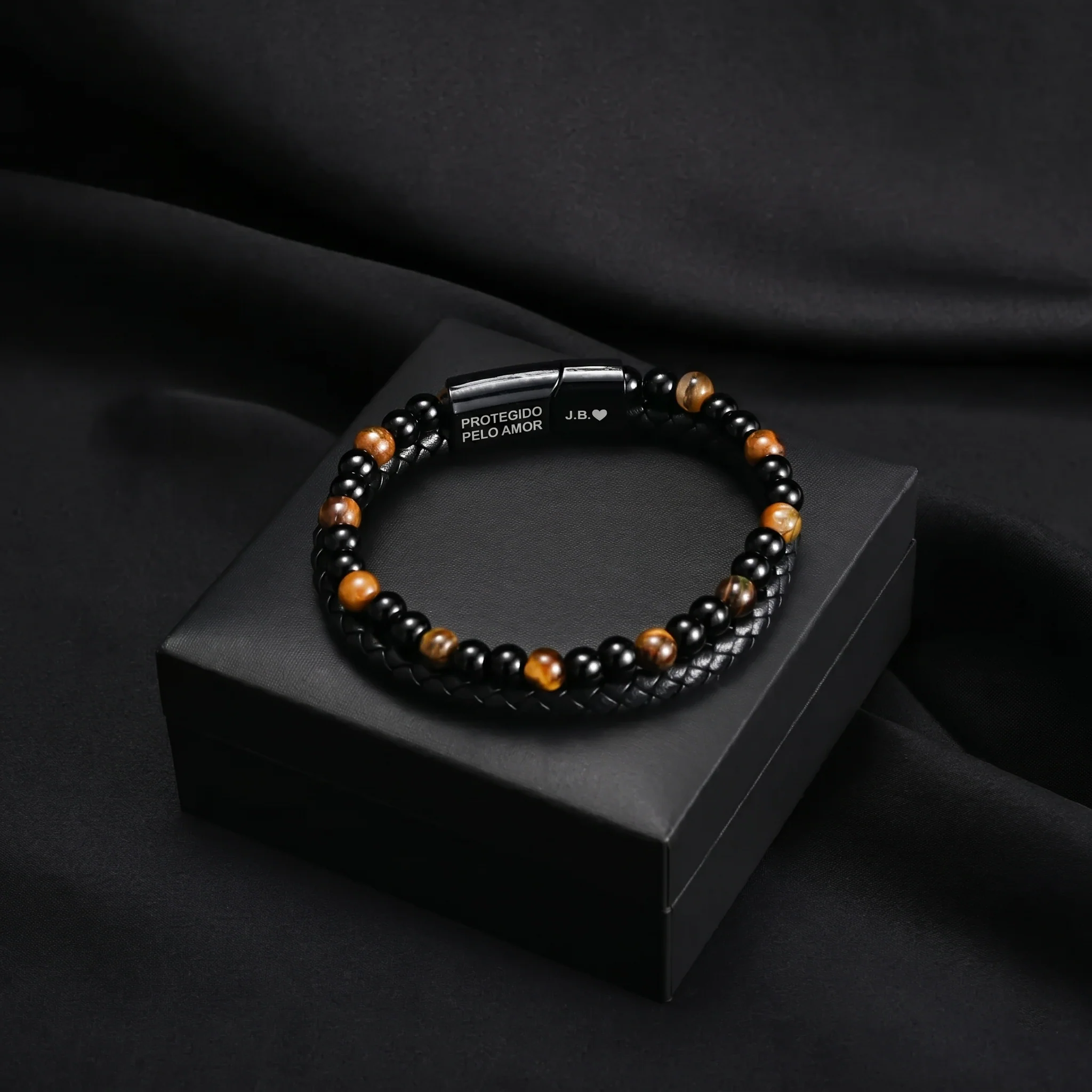 Escudo do Filho – Pulseira de Olho de Tigre - Image 5
