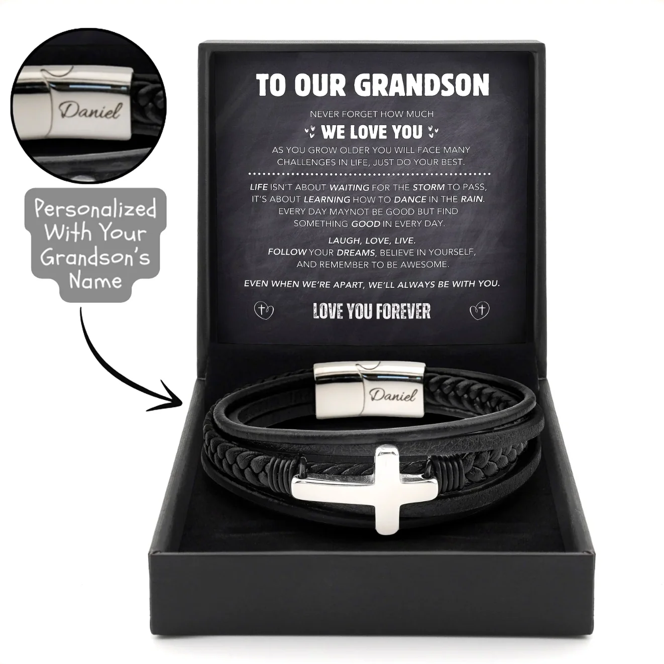 Eternal Guardian - Grandson's Bracelet - Image 2