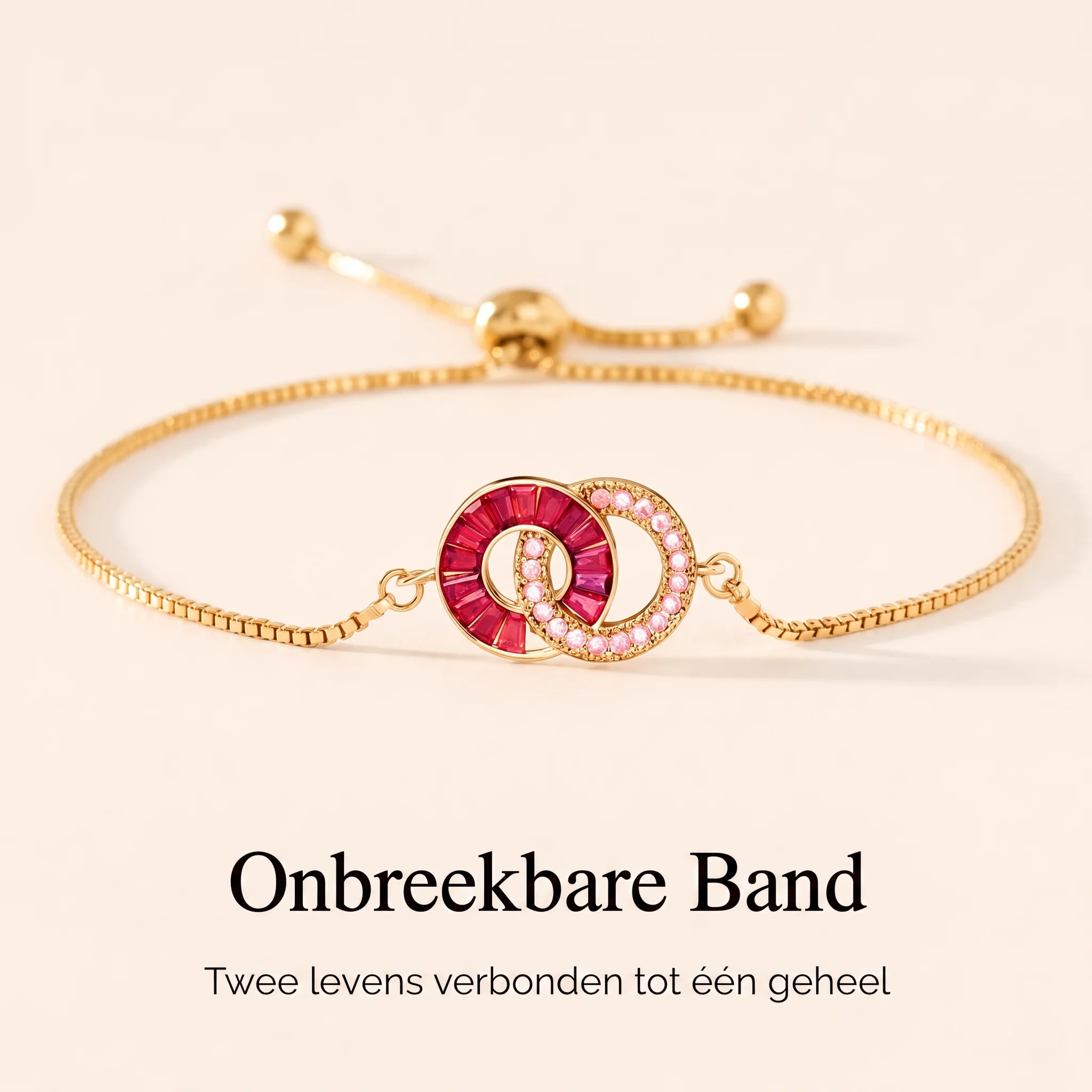 Gepersonaliseerde geboortesteen-schakelarmband