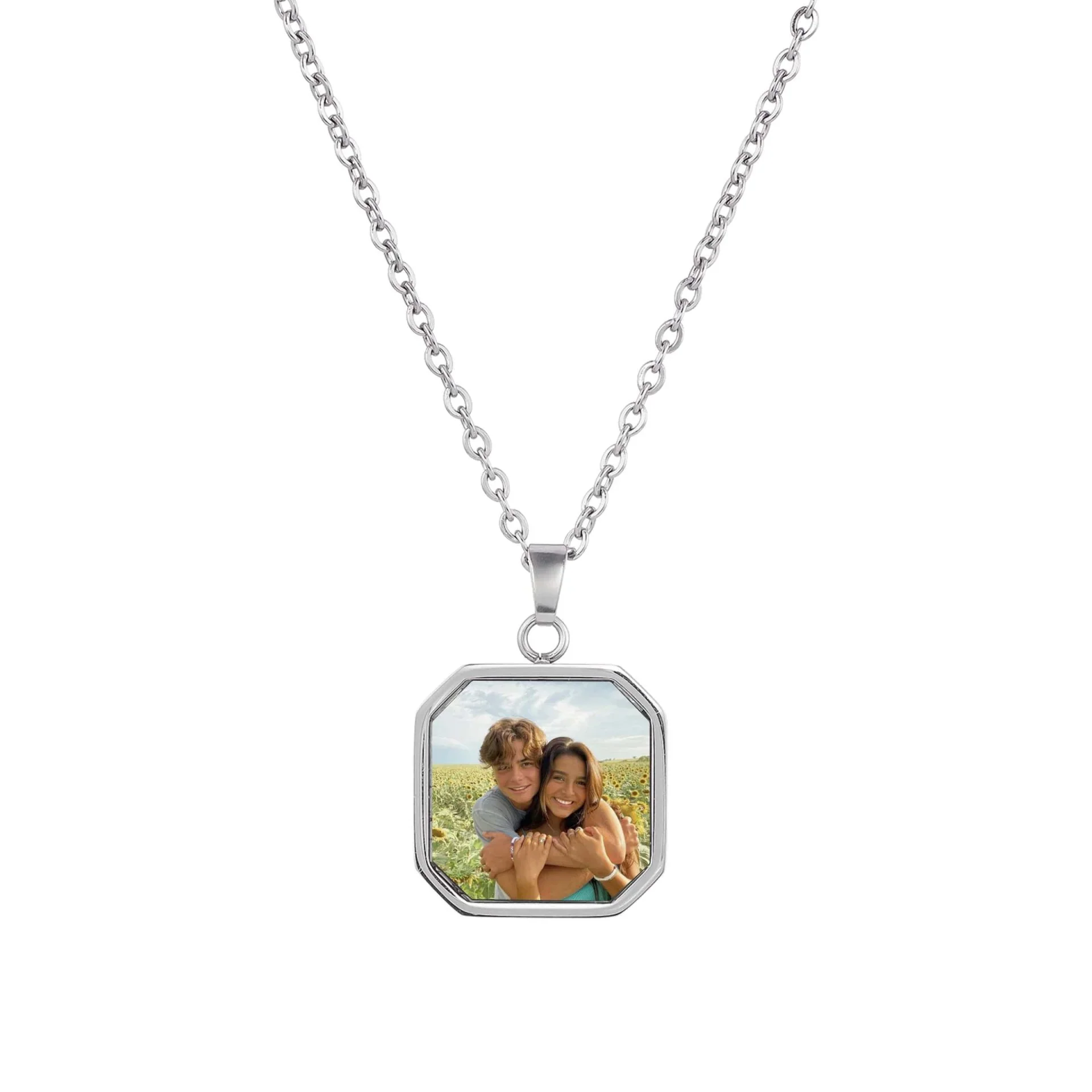 Hidden Photo Reveal Necklace - Image 2