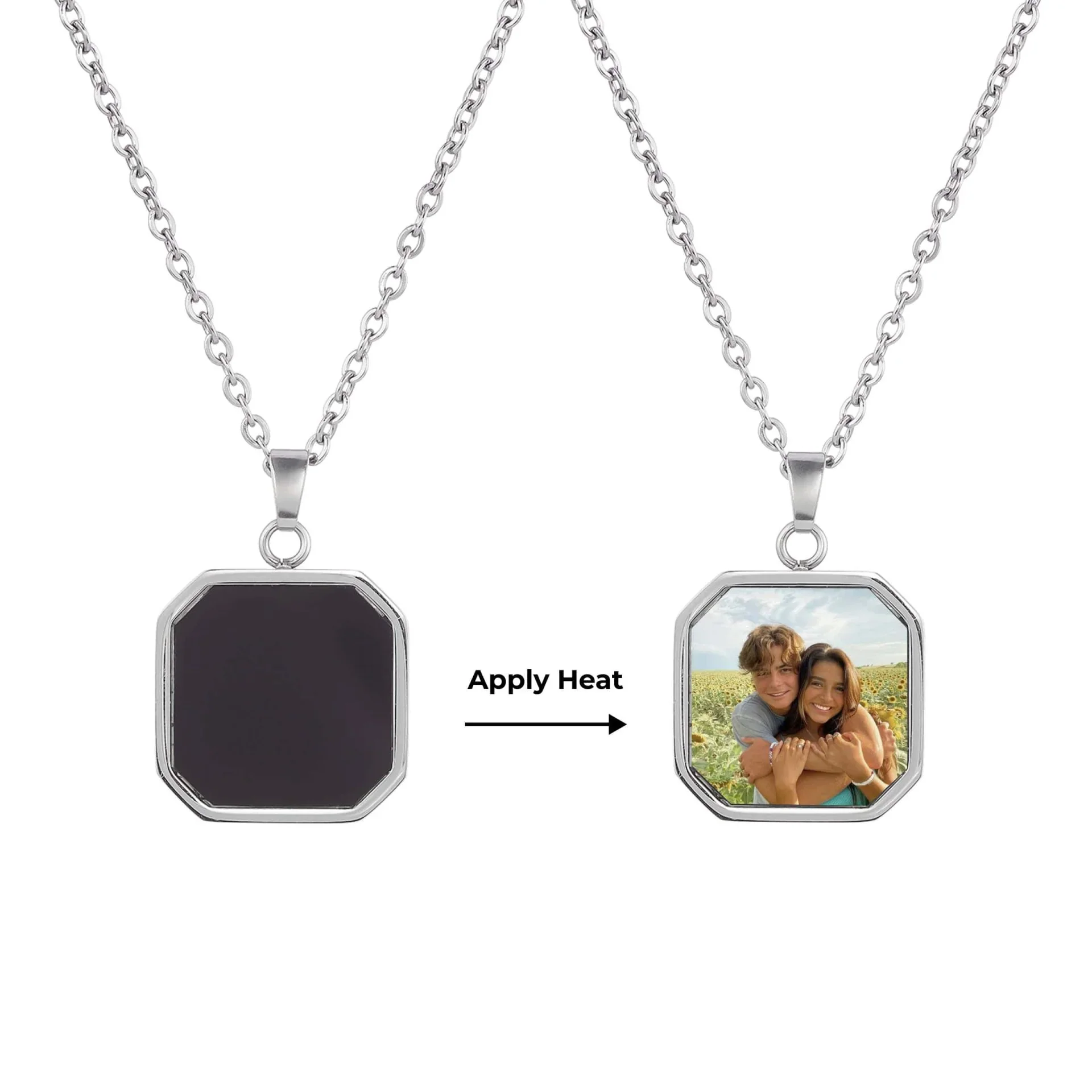 Hidden Photo Reveal Necklace - Image 5