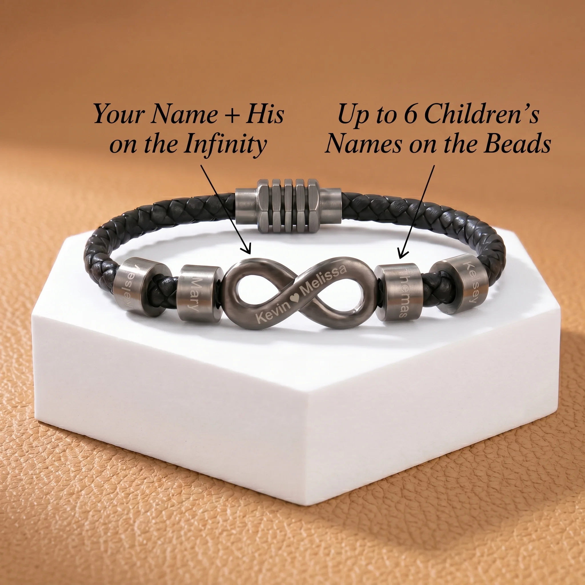 Infinity Bond Name Bracelet - Image 4