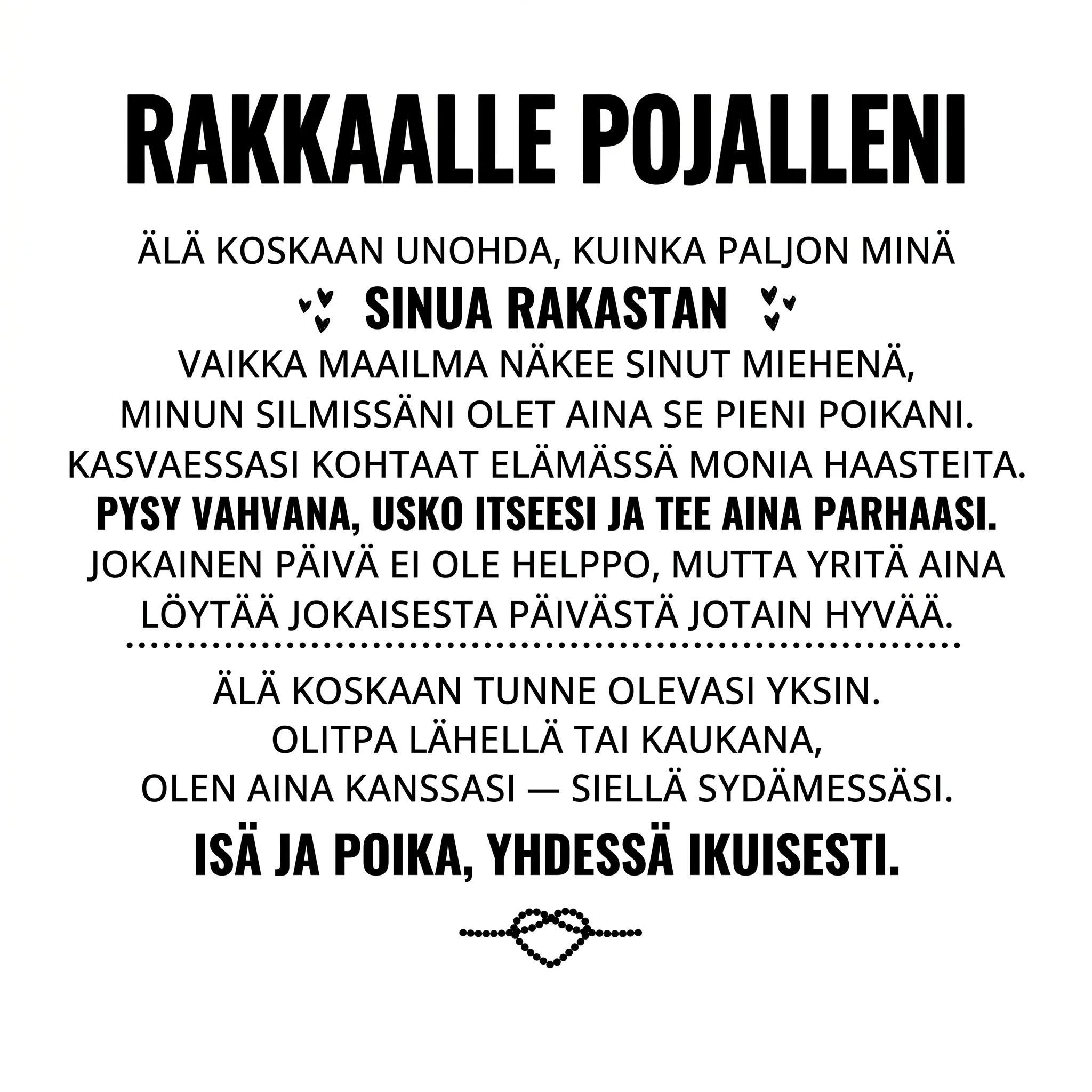Kaiverrettu Rannekoru Pojallesi - Image 5