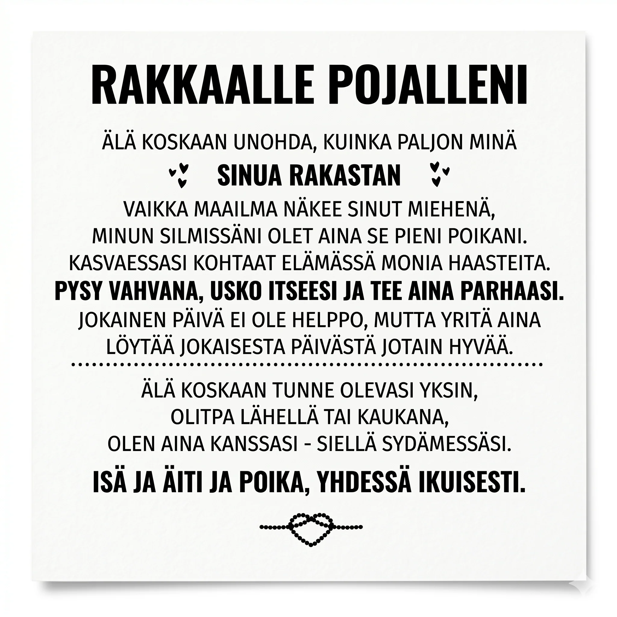 Kaiverrettu Rannekoru Pojallesi - Image 6
