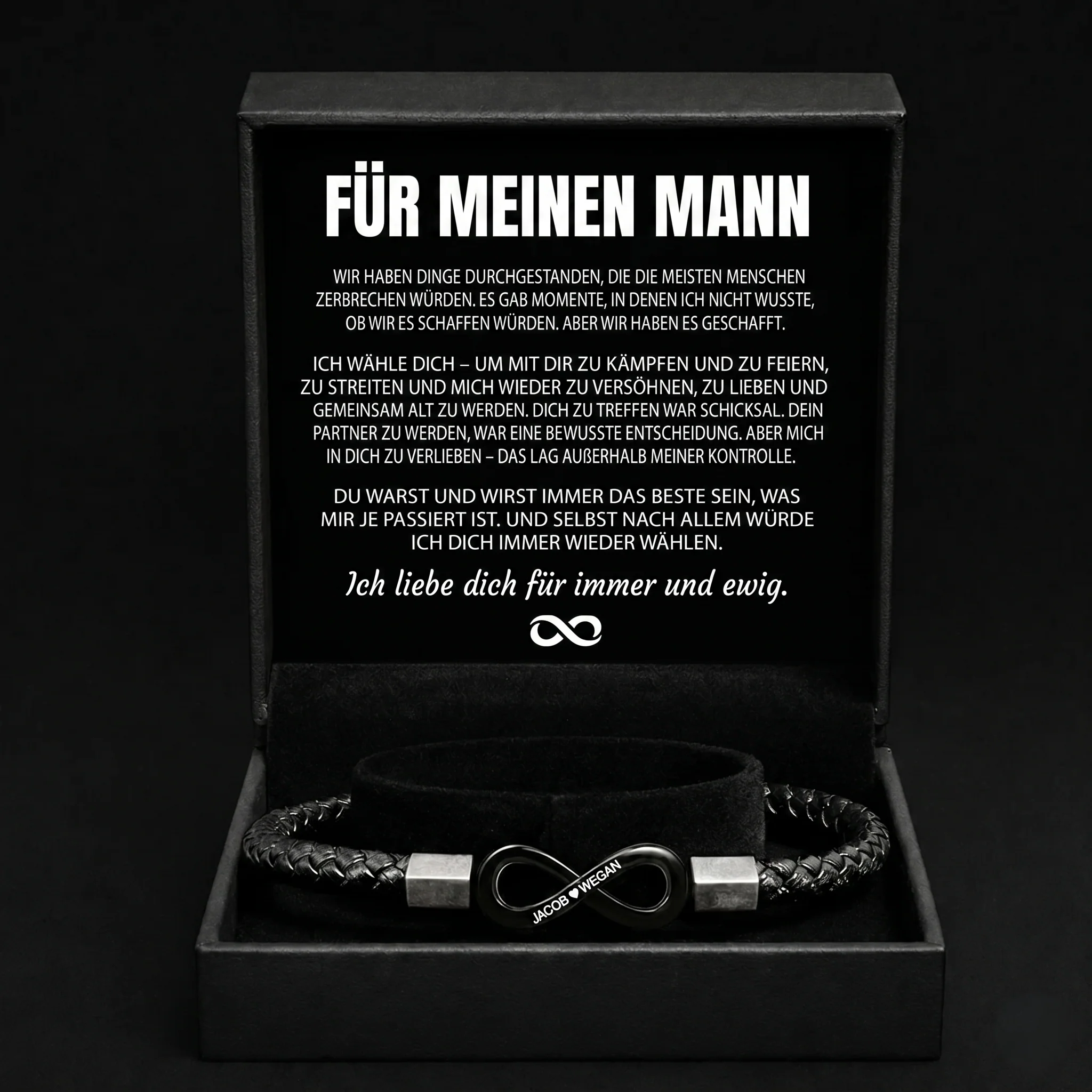 Personalisiertes Armband "FÜR MEINEN MANN"