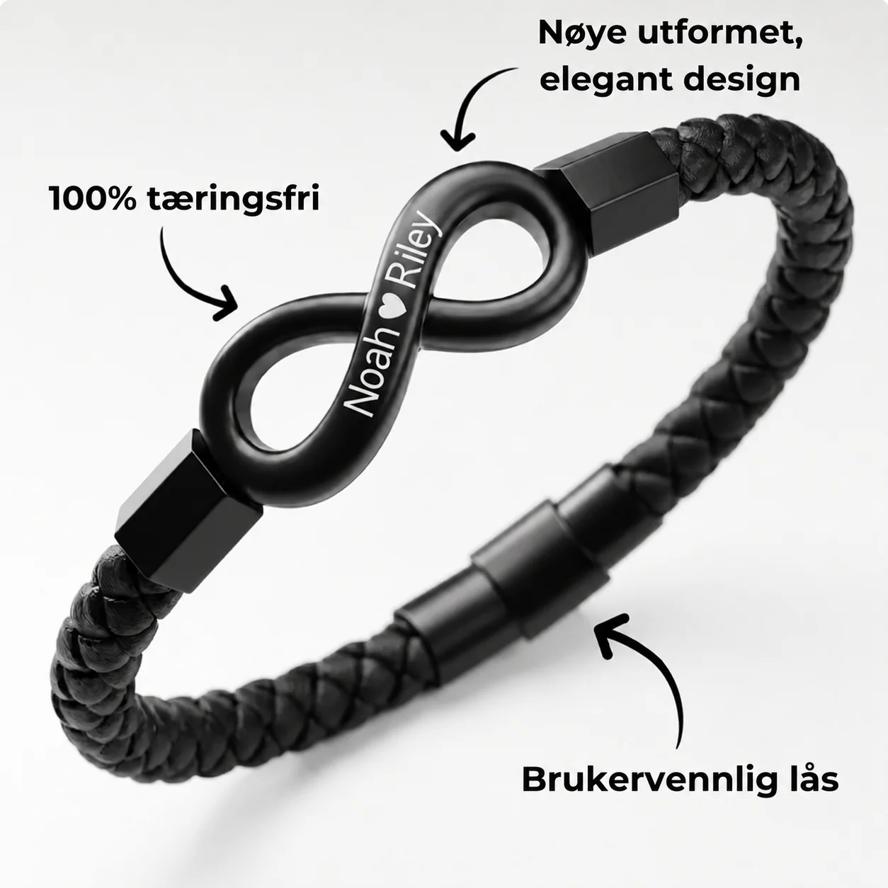 Personlig armbÄnd «Til min mann» - Image 5