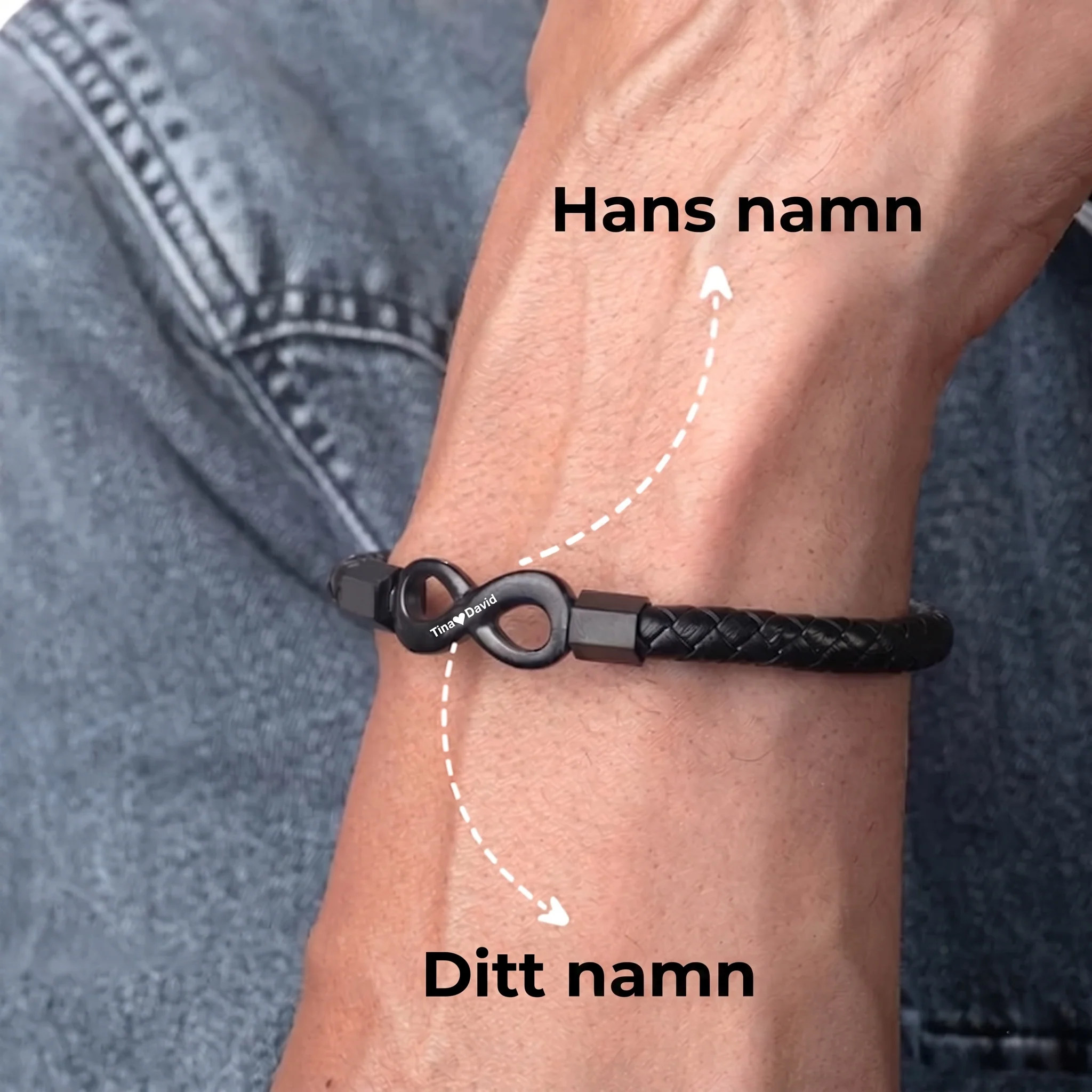 Personligt armband "Till min man" - Image 4