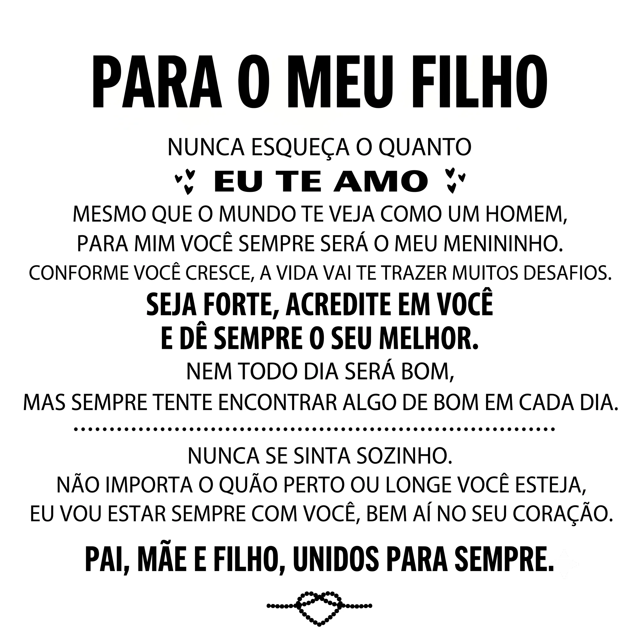 Pulseira Gravada "Para Meu Filho" - Image 6