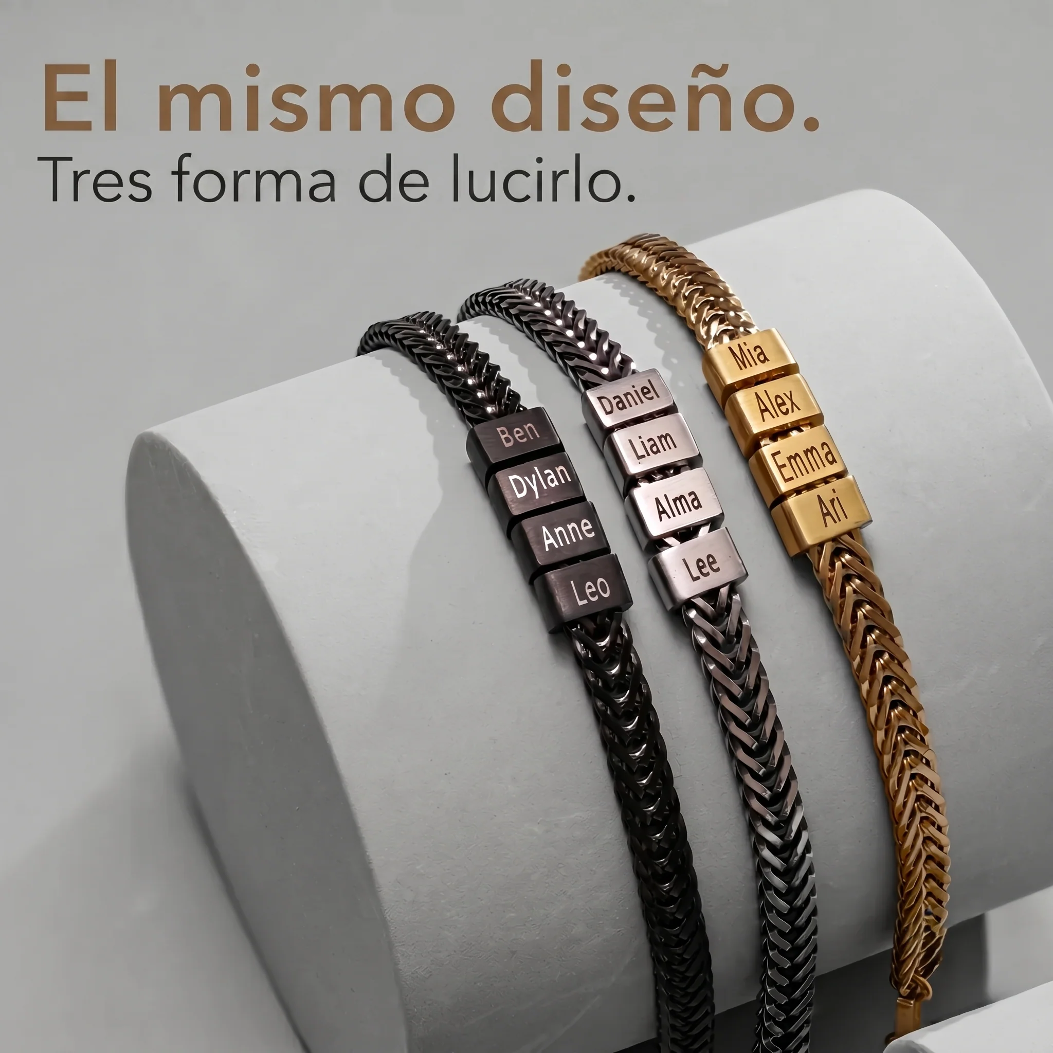 Pulsera para papá con nombre personalizado - Image 5