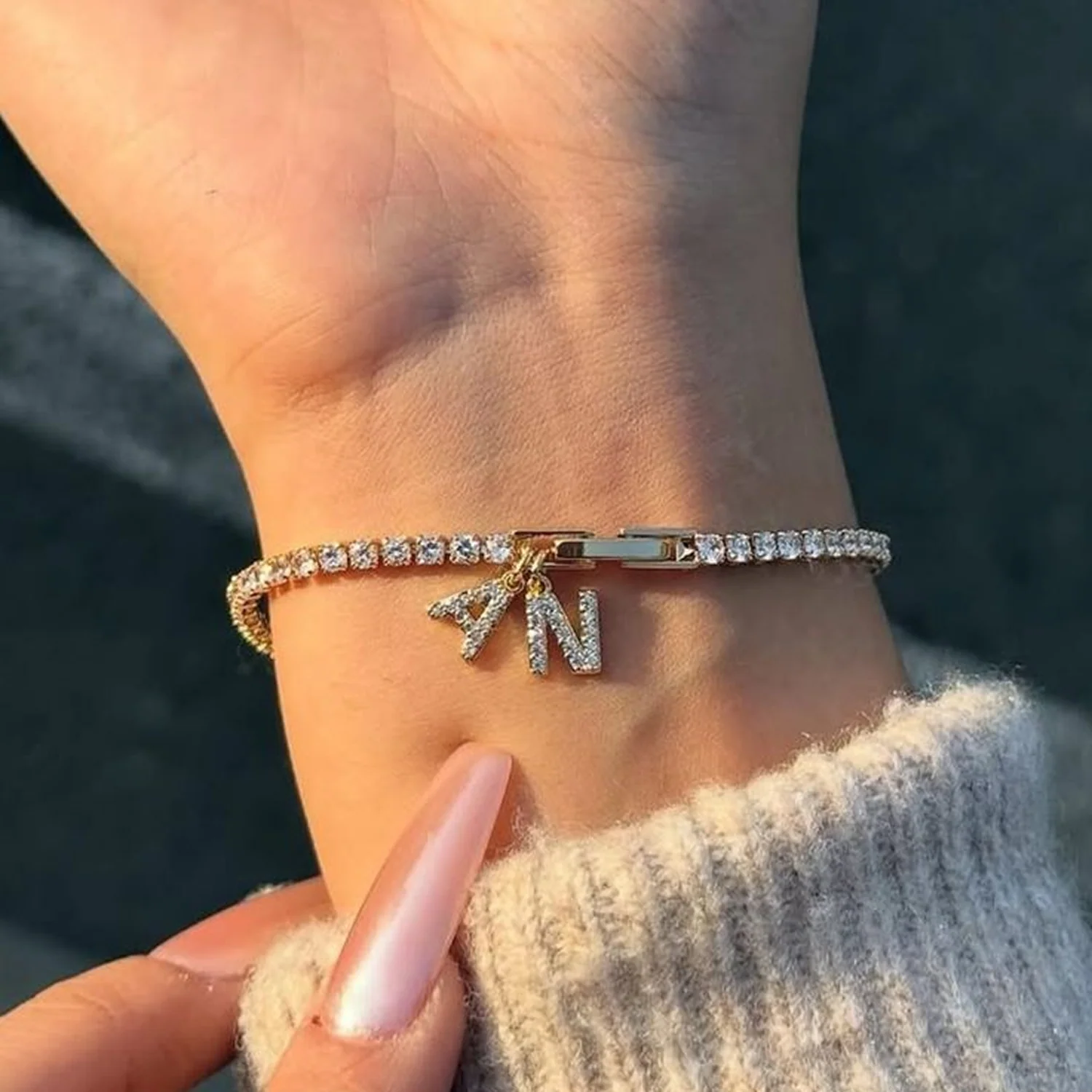 Pulsera Tennis de Inicial Personalizada - Image 2