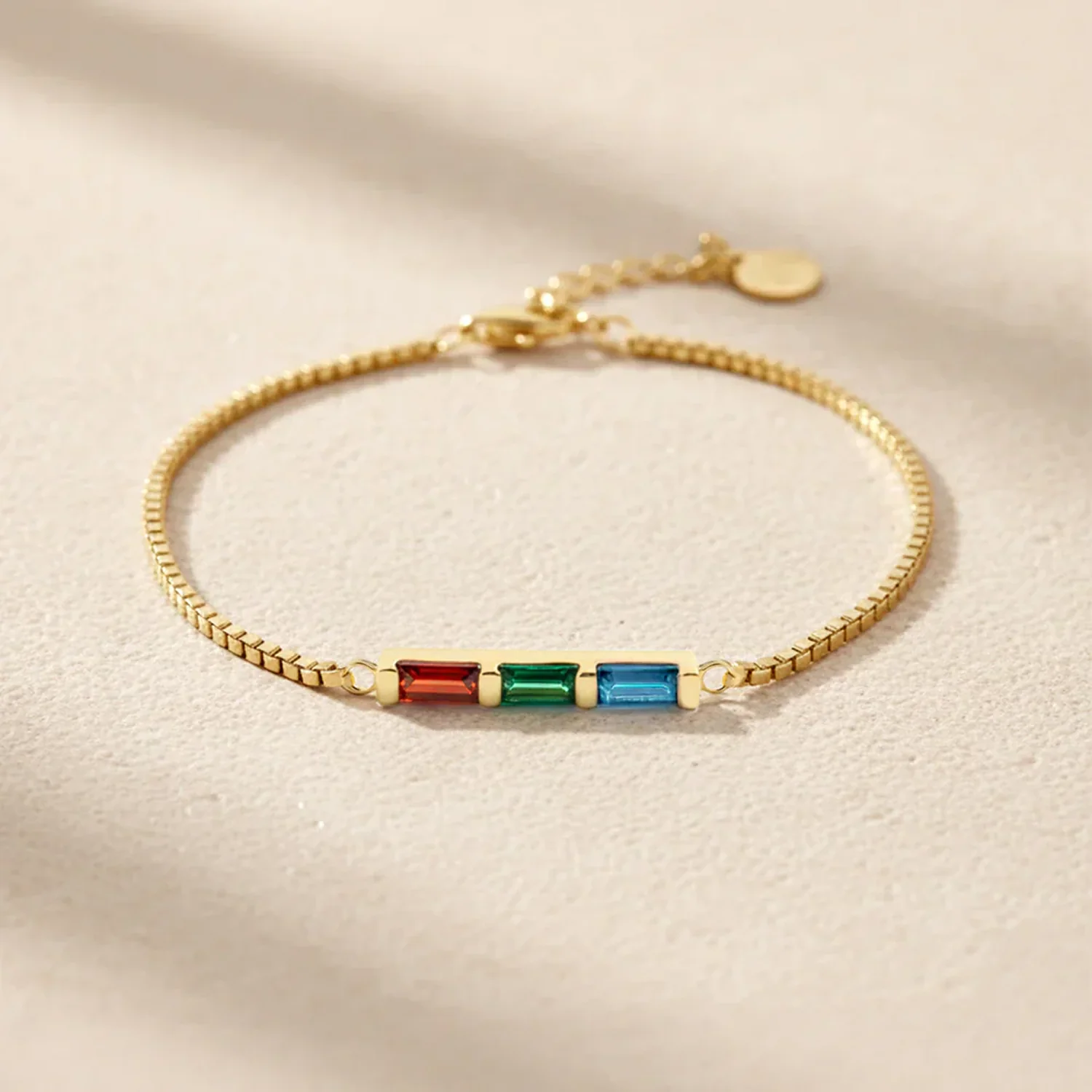 Pulsera Arcoíris de Piedras de Nacimiento - Image 3