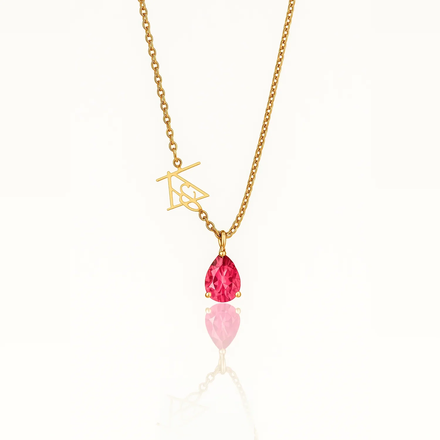 Signature Name and Birthstone Necklace - Image 12