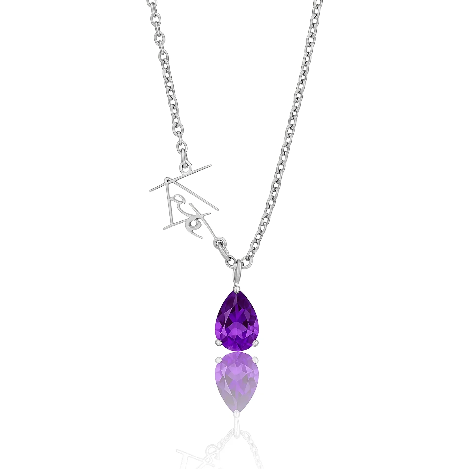 Signature Name and Birthstone Necklace - Image 21