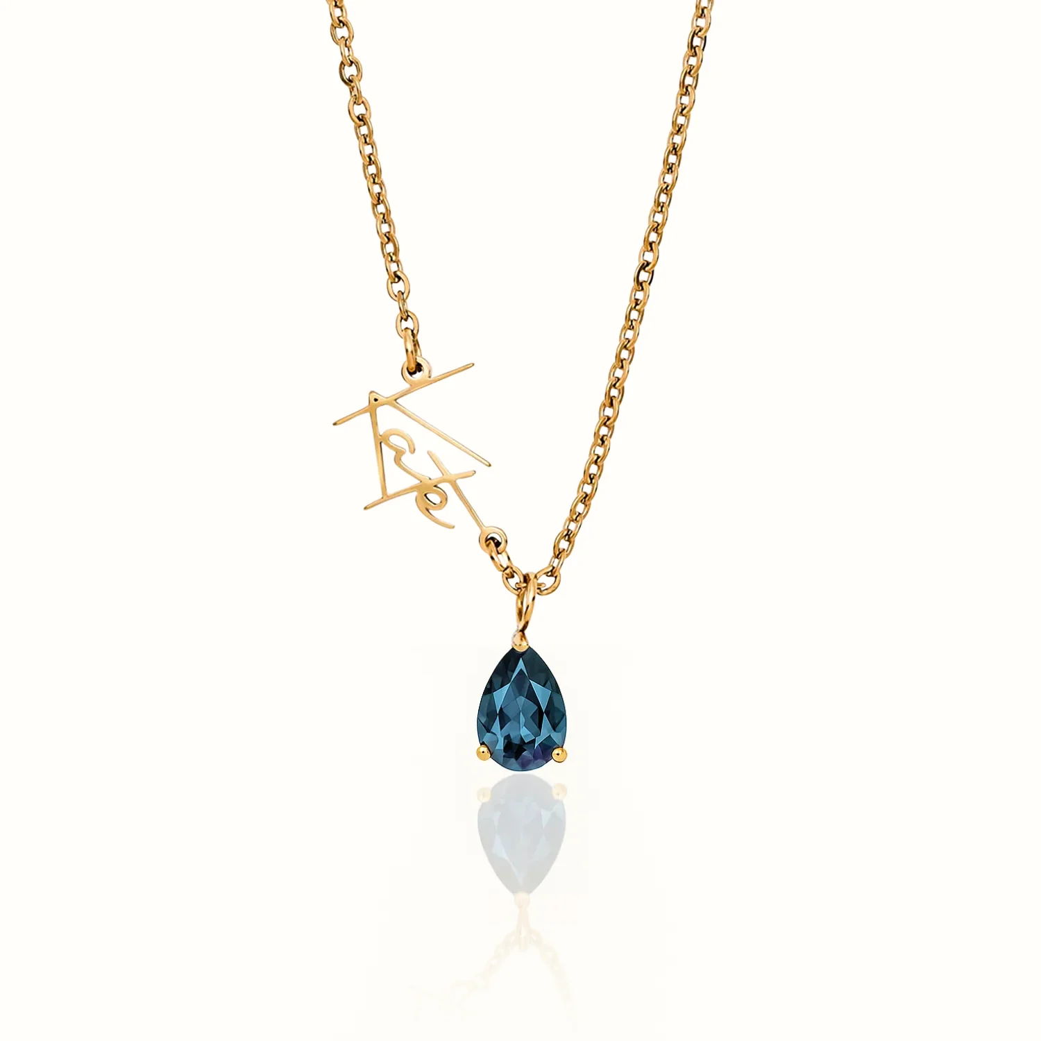 Signature Name and Birthstone Necklace - Image 9