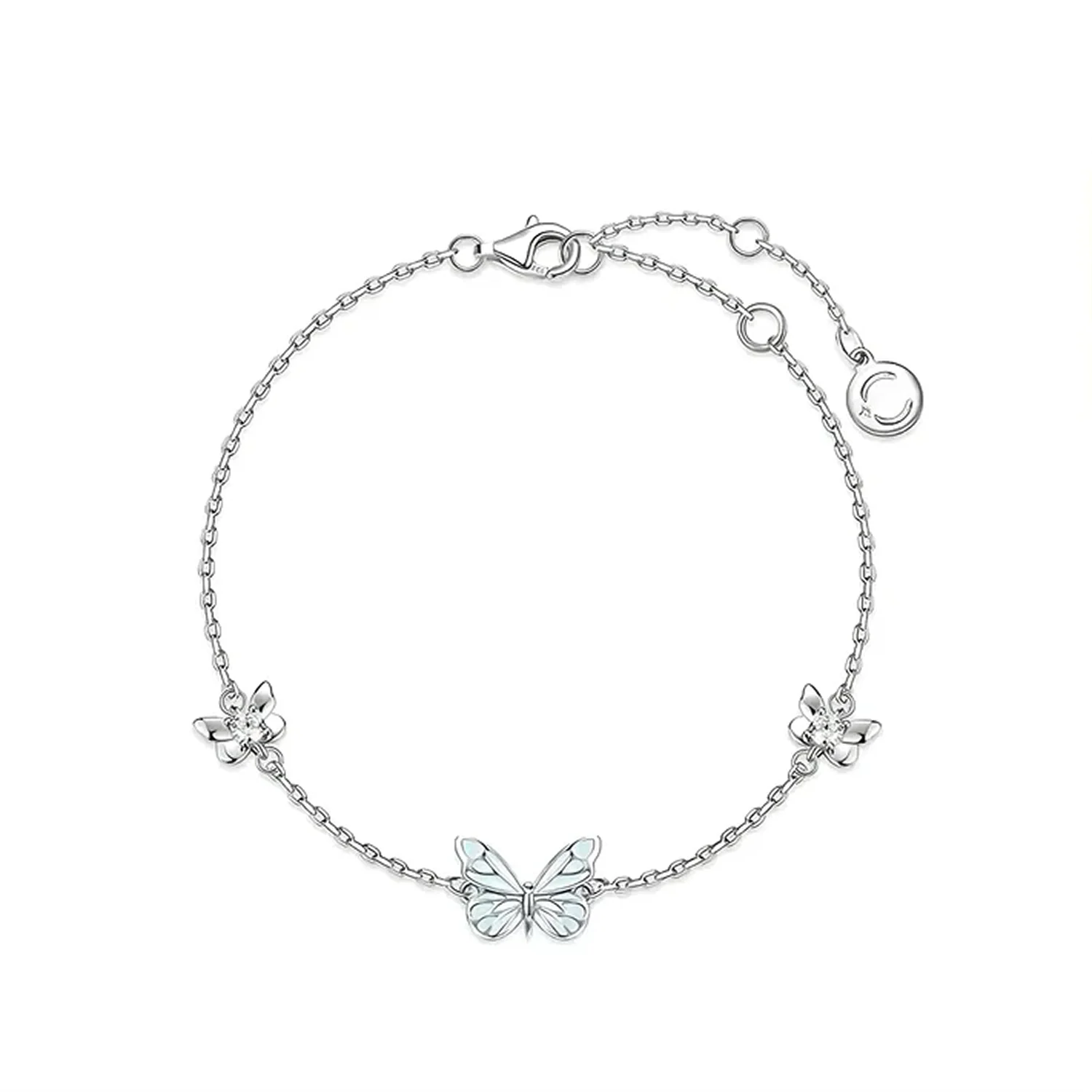 Pulsera Mariposa Azul Radiante - Image 3