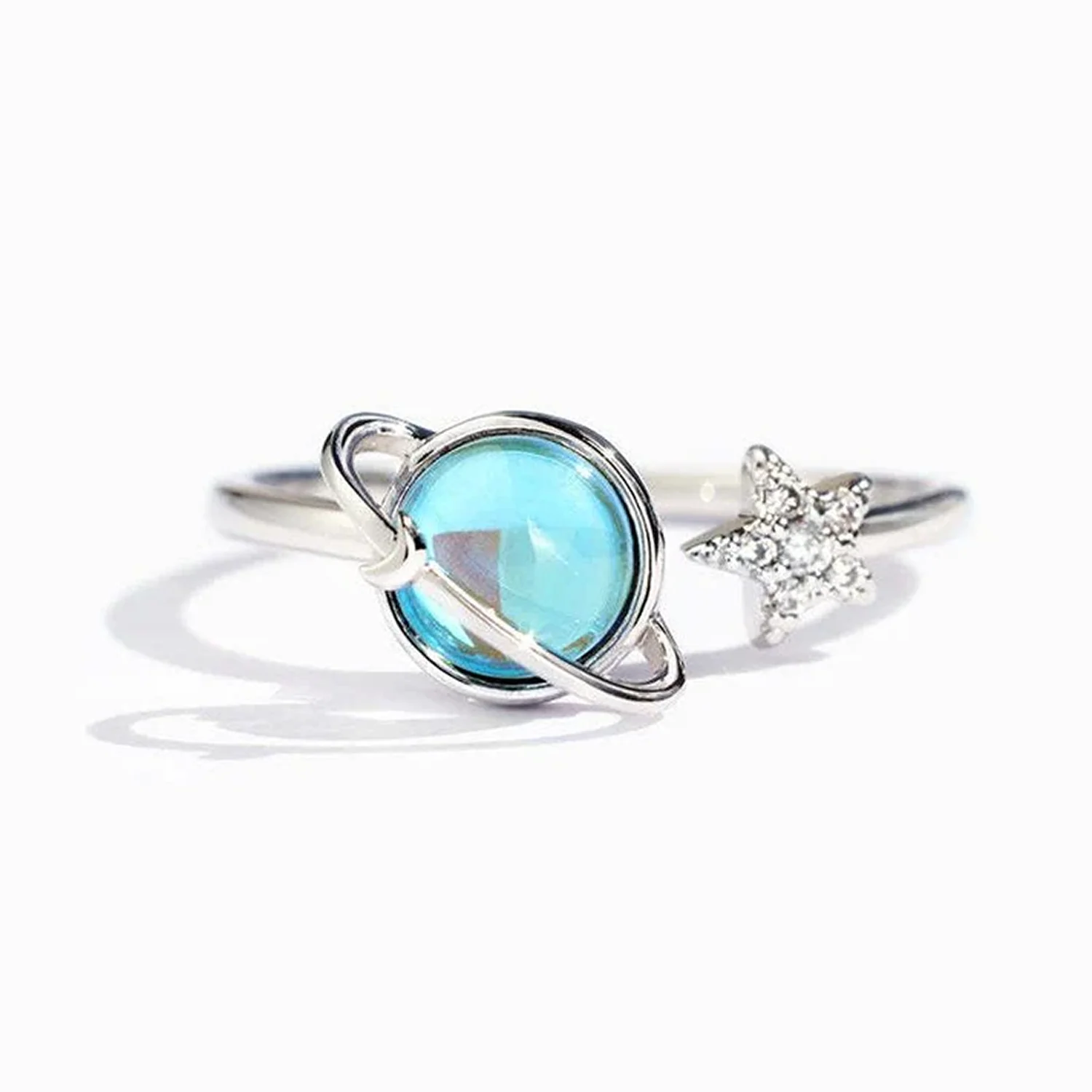 To My Daughter Moon & Star Ring - Image 3