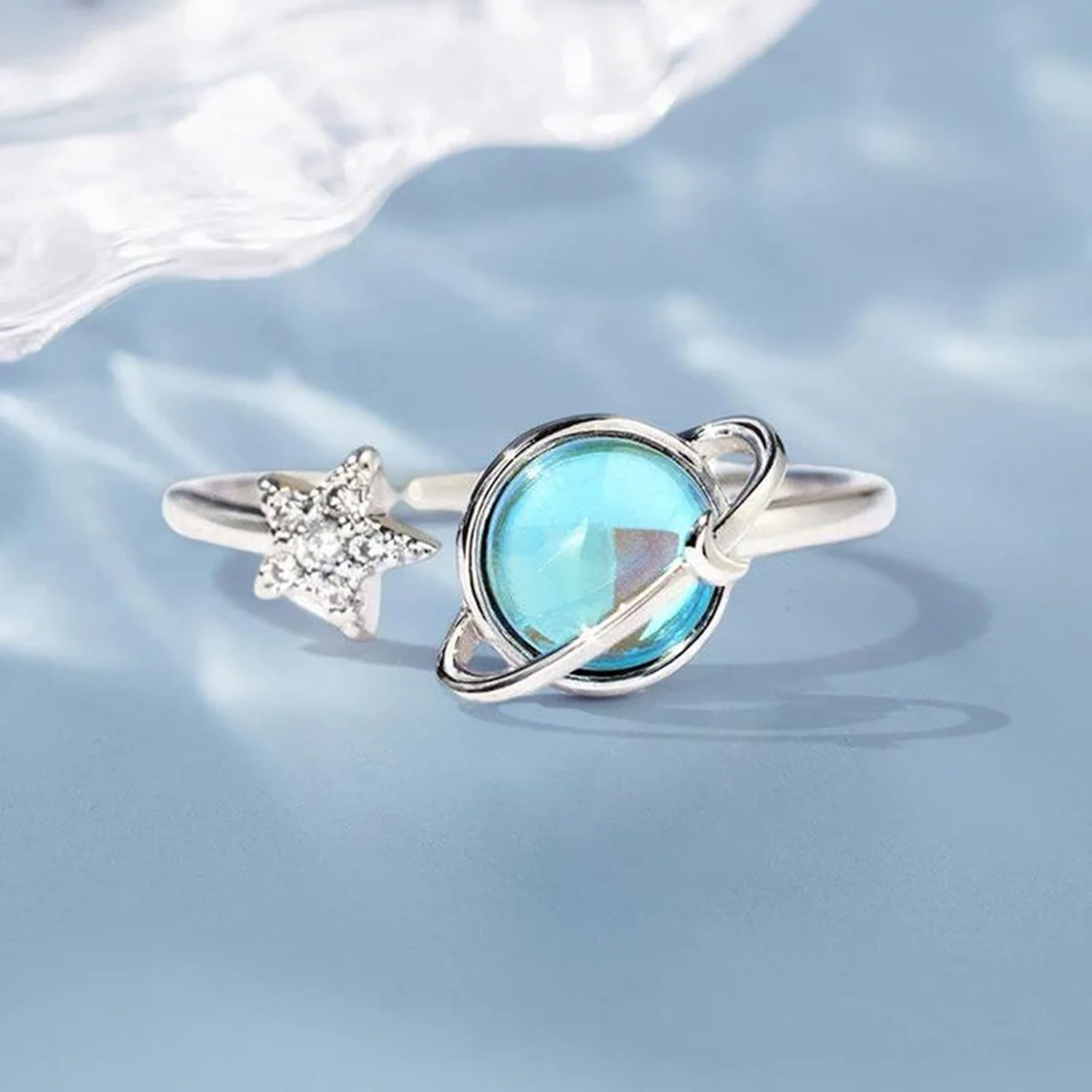 To My Daughter Moon & Star Ring - Image 4