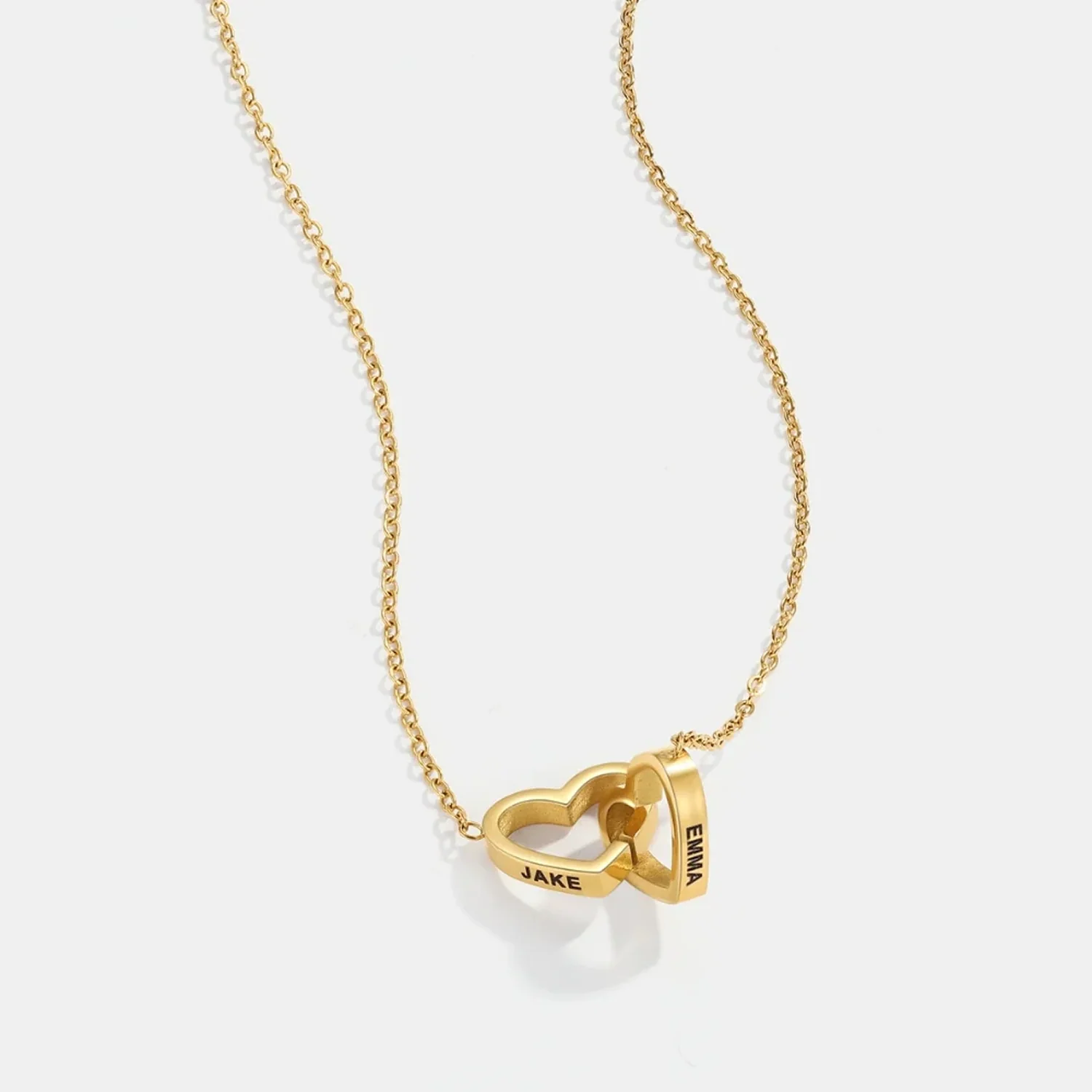 "To My Granddaughter" Interlock Necklace - Image 3