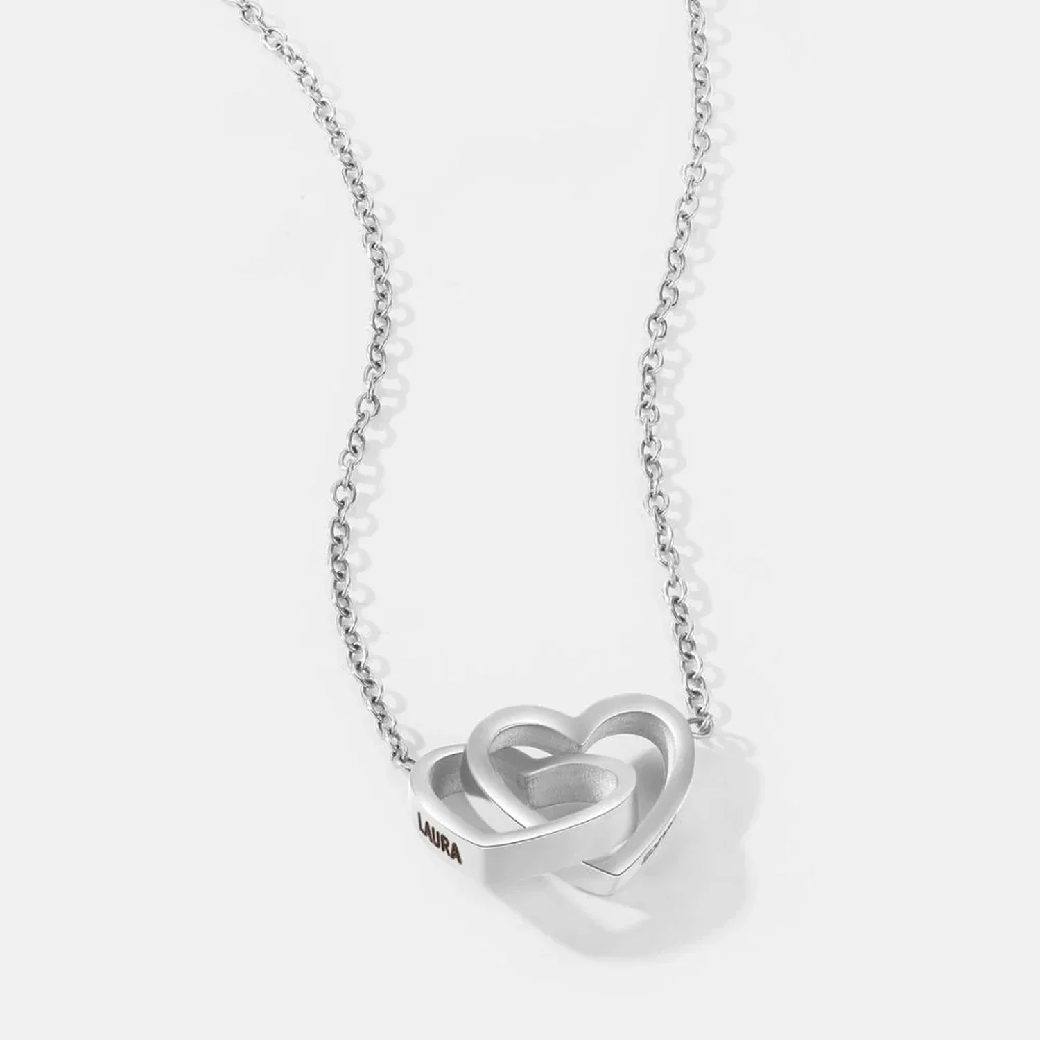 "To My Granddaughter" Interlock Necklace - Image 4