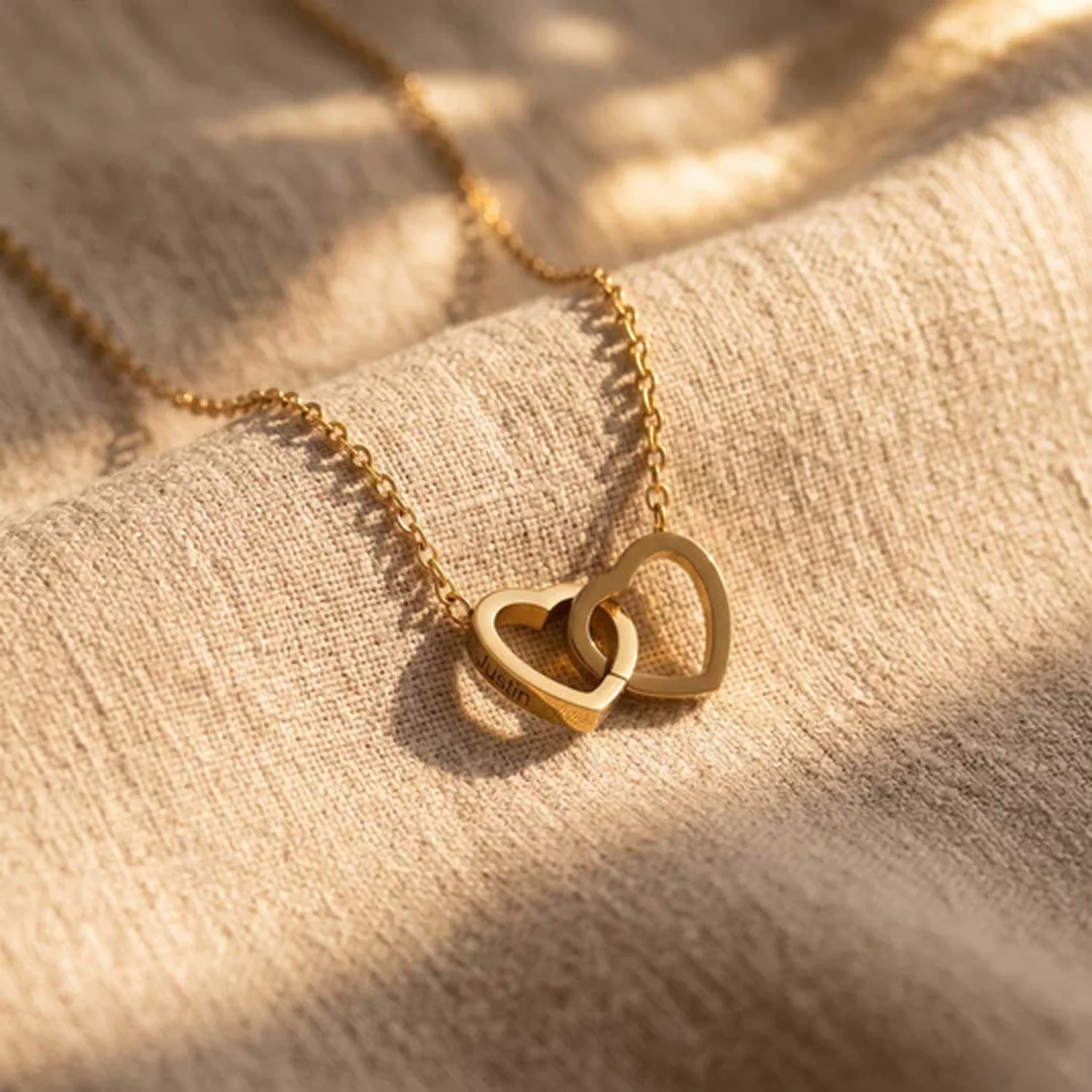 "To My Granddaughter" Interlock Necklace - Image 5
