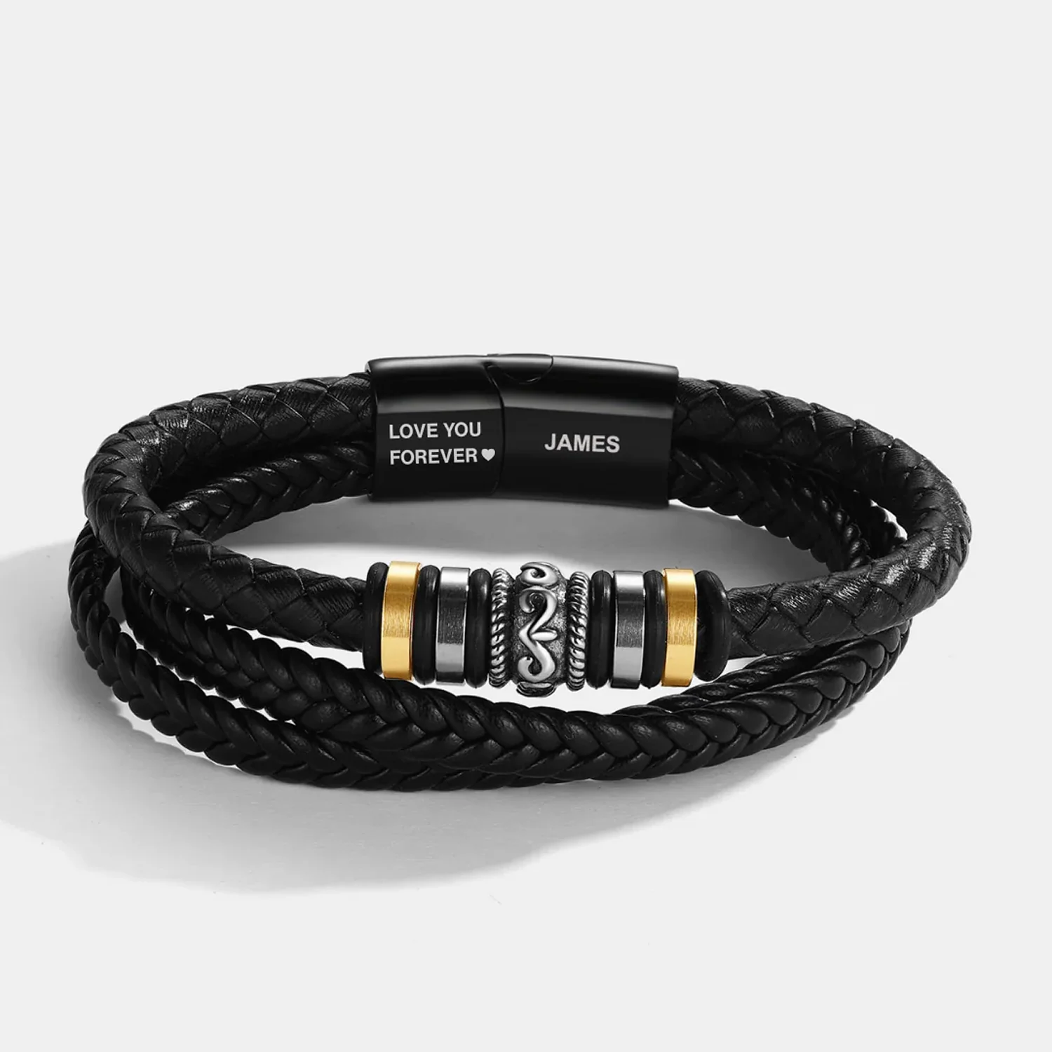 "To My Grandson" Engraved Bracelet - Image 4