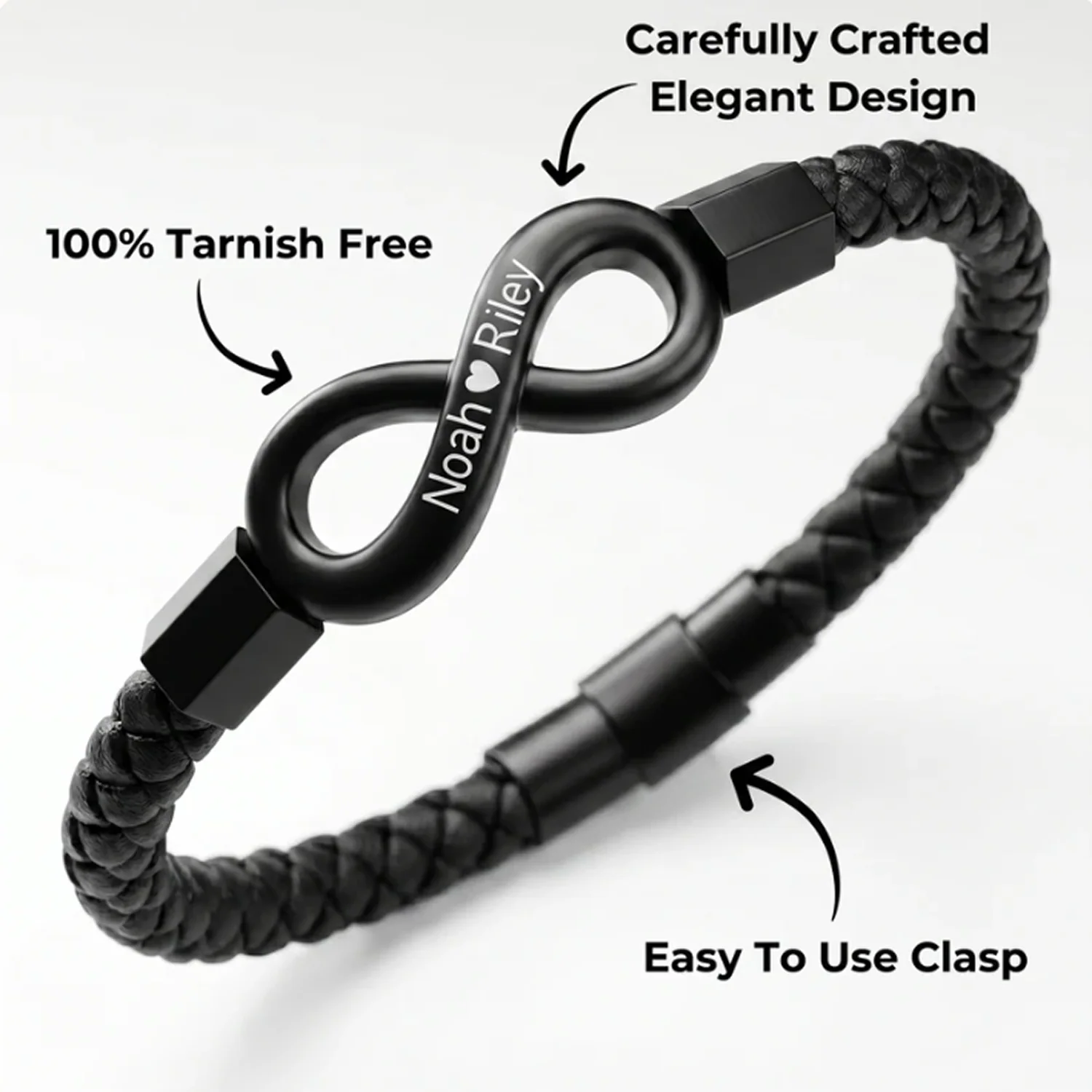 "To My Husband" Personalized Bracelet - Image 5