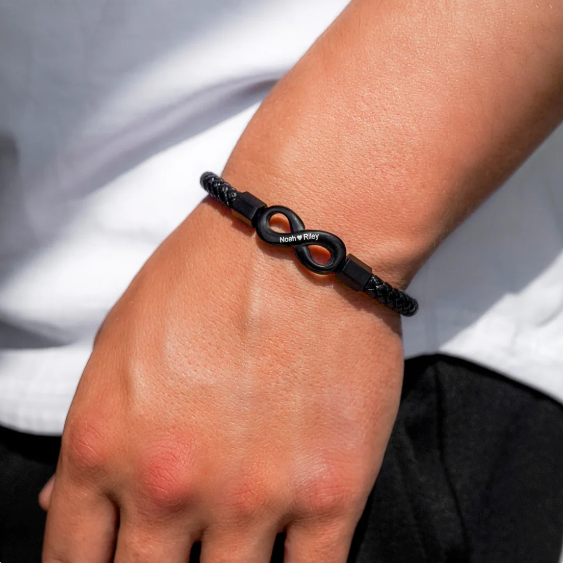 "To My Man" Engraved Bracelet - Image 2